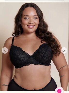Hotmilk Heroine Plunge Nursing Bra, Lace w/ Underwire and Magnet Nursing Closure